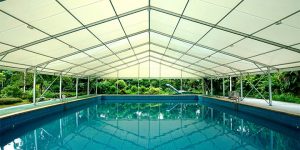 swimming pool tent