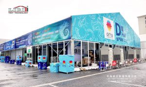 clear span trade show tents