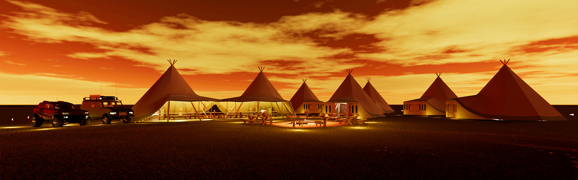 Combination-TIPI-tent-cluster