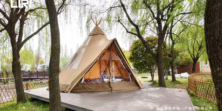 Small 6 People Tipi Camping Tent
