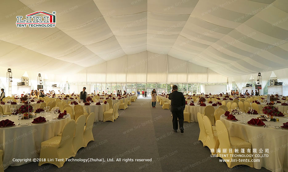 Big White Party Tents indoor