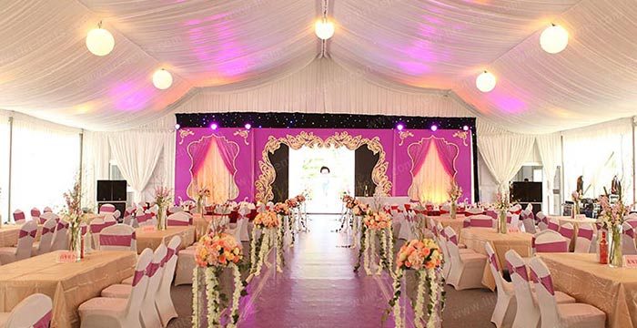 How to Set Up Chairs in a Wedding Party Tent