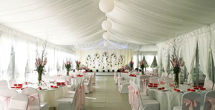 How to Decorate a Tent for a Wedding