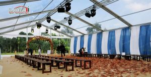 Clear Top Tent Wedding