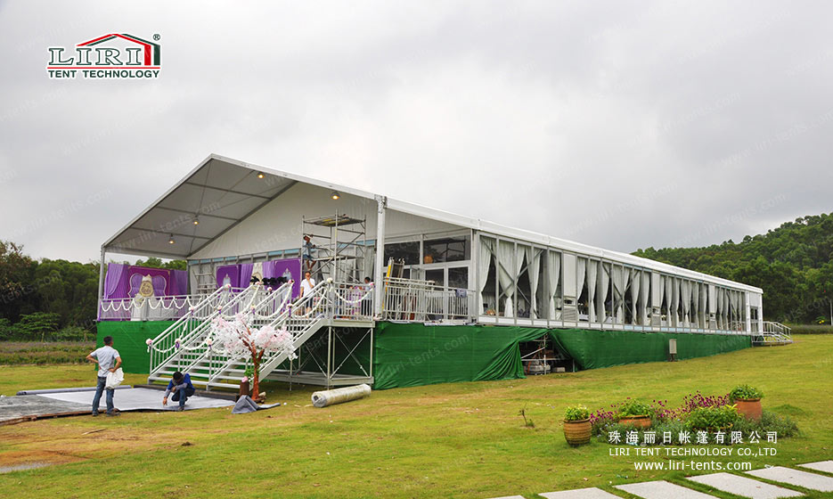 wedding reception tents for wedding ceremony