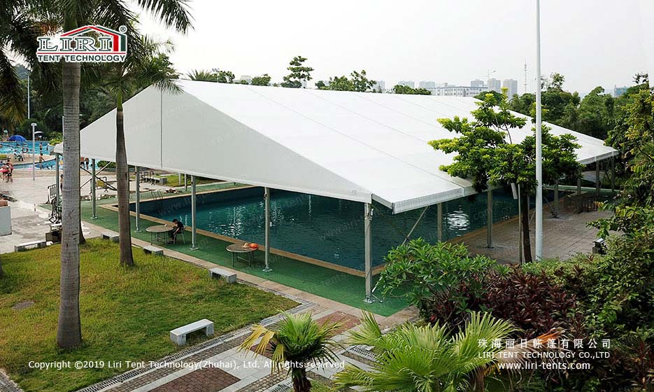 indoor swimming pool tent