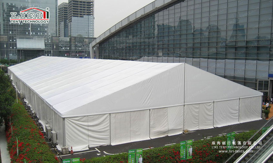 Used Party Tent Facade