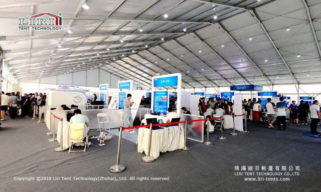 exhibition tent indoor