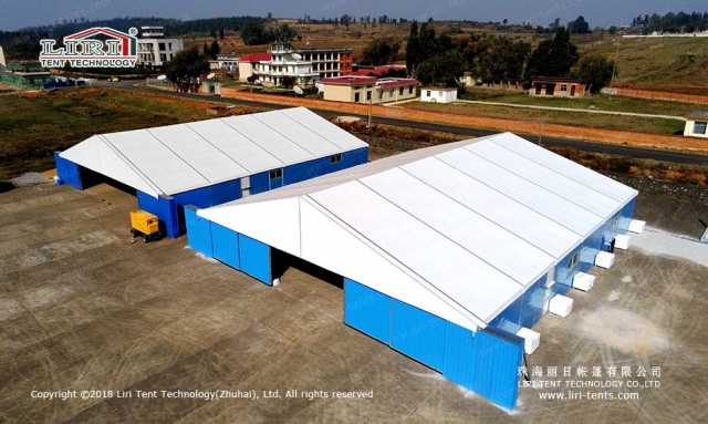 Custom warehouse tent