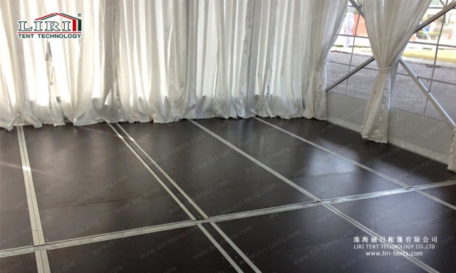 luxury party tents flooring