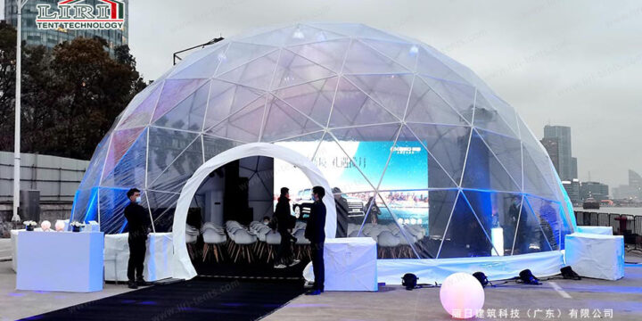 Transparent Geodesic Dome Tents