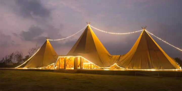 Giant Tipi Tent For Outdoor Restaurant