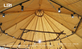 72-person tipi tent cone roof