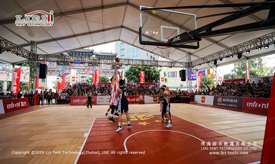 Sports event cover for street basketball