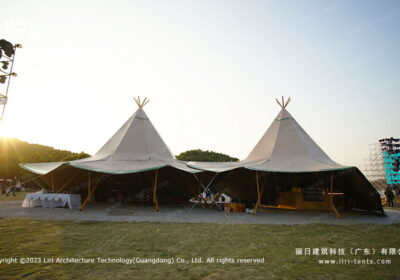 Giant Tipi Tent For Car Launch