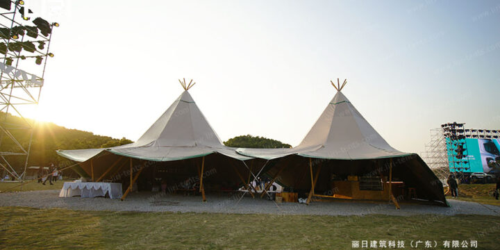 Giant Tipi Tent For Car Launch