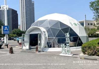 10m Geodesic Dome Tent Reception