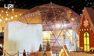 large transparent dome