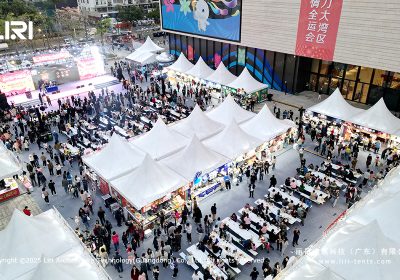 Custom Pagoda Tents for Food Festival