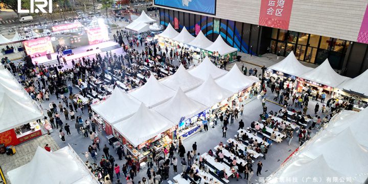Custom Pagoda Tents for Food Festival