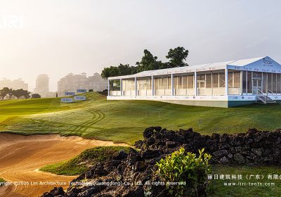 How to Build a VIP Lounge on Sloping Grass: Professional Golf Tent Solutions