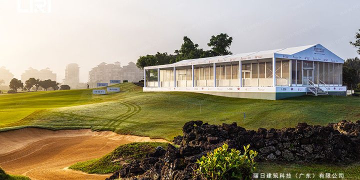 How to Build a VIP Lounge on Sloping Grass: Professional Golf Tent Solutions