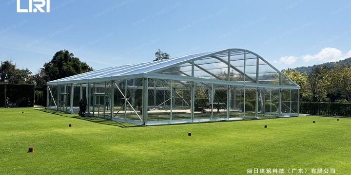 25m Clear Arcum Tent: Structural Engineering for Tropical Lawn Events