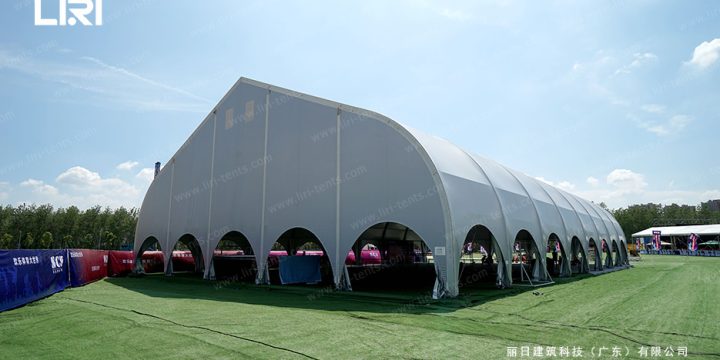 TFS Curve Tents for Professional Football Stadiums