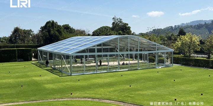 25m Clear Arcum Tent: Structural Engineering for Tropical Lawn Events