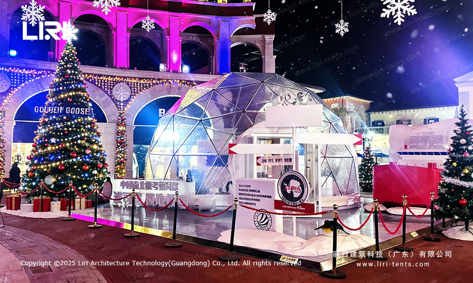 Geodesic Dome Tent Clear Span Interior Frame Structure