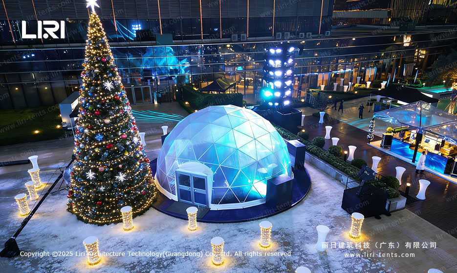 Geodesic Dome Tent Event Ambiance Overview