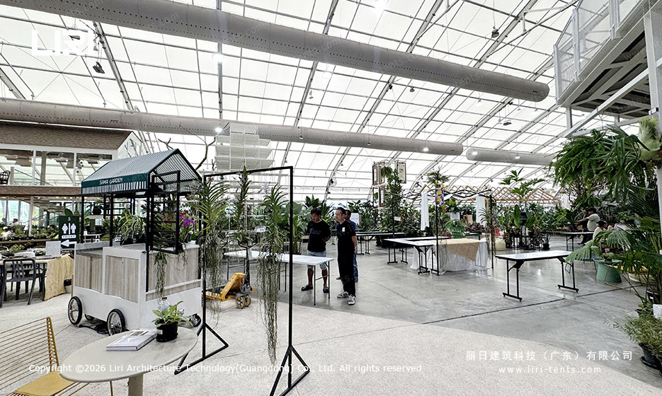 open exhibition space