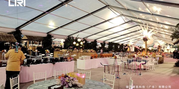 Flexible Party Tents for Outdoor Festival Events
