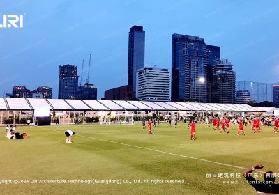 20m Clear Span Party Tent Hosts FIFA Football Event Hospitality in Thailand