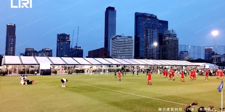 20m Clear Span Party Tent Hosts FIFA Football Event Hospitality in Thailand