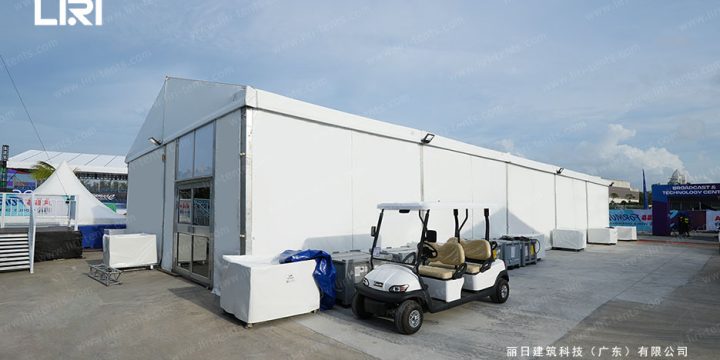 Sanya Formula E Party Tent Village | Multi-Zone Motorsport Event Tent Setup