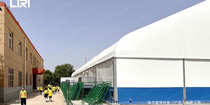 15m Clear Span Swimming Pool Enclosure – Aluminum Frame Tent for School Aquatic Facilities