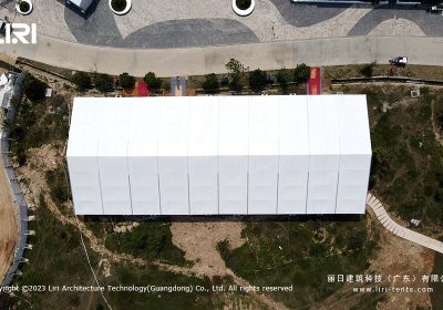 15x30m White Aluminium Party Tent | Coastal Restaurant Venue