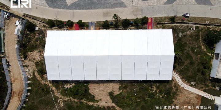 15x30m White Aluminium Party Tent | Coastal Restaurant Venue