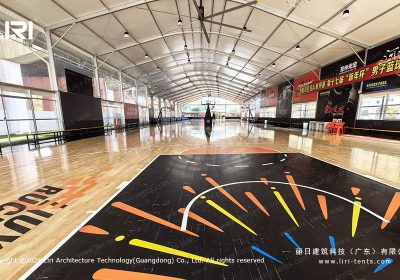 Sports Court Tent for Indoor Basketball Arena — Liuyang Rucker Park Case Study